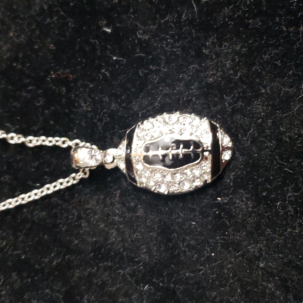 Football Pendant Necklace - NEW